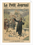 A Parisian type, the bird charmer of the Tuileries by French School