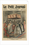 The Coronation of King George V and the Ceremony of Unction at Westminster Abbey, 23 June 1911 by French School