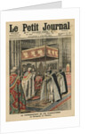 The Coronation of King George V and the Ceremony of Unction at Westminster Abbey, 23 June 1911 by French School