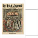 The Coronation of King George V and the Ceremony of Unction at Westminster Abbey, 23 June 1911 by French School