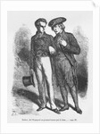 Lucien de Rubempre and Carlos Herrera by French School