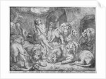 Daniel in the lions' den by Peter Paul Rubens