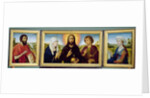 The Braque Family Triptych, St. John the Baptist, Christ the Redeemer between the Virgin and St. John the Evangelist, St. Mary Magdalene, c.1551 by Rogier van der Weyden