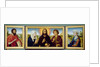 The Braque Family Triptych, St. John the Baptist, Christ the Redeemer between the Virgin and St. John the Evangelist, St. Mary Magdalene, c.1551 by Rogier van der Weyden