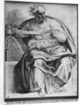 The Prophet Joel, after Michelangelo Buonarroti by Peter Paul Rubens