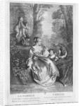 The Family, engraved by Pierre Aveline by Jean Antoine (after) Watteau