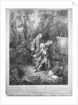 Jean Antoine Watteau and his friend Monsieur de Julienne, engraved by Nicolas Henri Tardieu by Jean Antoine (after) Watteau