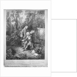 Jean Antoine Watteau and his friend Monsieur de Julienne, engraved by Nicolas Henri Tardieu by Jean Antoine (after) Watteau