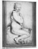 Young nude woman, seated, turned to the right by Peter Paul Rubens