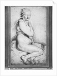 Young nude woman, seated, turned to the right by Peter Paul Rubens