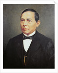 Portrait of Benito Juarez, 19th century by Mexican School