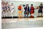 Athletes and participants in festivals during the French Revolutionary period by P. A. & Lesueur J.B. Lesueur