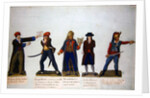 Jacobins and terrorists at the period of the Reign of Terror during the French Revolution by P. A. & Lesueur J.B. (1750-1850) Lesueur