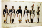 French Royal Guard, 1816 by Pierre Antoine Lesueur