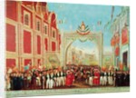 Solemn and Peaceful Entry of the Army of the Three Guarantees into Mexico City on September 27, 1821 by Mexican School