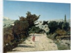 Route de la Gineste, near Marseilles, 1859 by Paul Camille Guigou