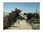 Route de la Gineste, near Marseilles, 1859 by Paul Camille Guigou