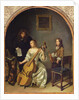 The Bass Viol Lesson by Caspar Netscher