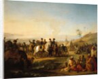 General Bonaparte visiting the fountains of Moses, near Sinai, 28 December 1798 by Jean-Simon Berthelemy