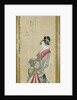 Portrait of a young courtesan by Japanese School