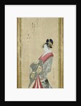 Portrait of a young courtesan by Japanese School
