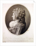 Marie Therese Louise de Savoie-Carignan Princess of Lamballe, 1791 by Henri-Pierre Danloux