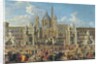 Preparation For the Firework Display Held at Piazza Navona, Rome, to Celebrate the Birth of the Dauphin, 1729 by Giovanni Paolo Pannini or Panini