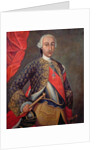 Charles III in armour and wearing the Order of the Golden Fleece by Spanish School