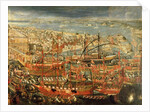 The Triumphant return of Doge Francesco Morosini to Venice by Italian School