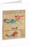 Ms E-7 fol.29b The Constellations of Sagittarius and Capricorn by Islamic School