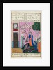 The king bids farewell, poem from the Shiraz region, c.1470-90 by Persian School