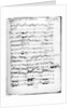 Opening page of the score of 'Les Paladins', opera by Rameau by Jean-Philippe Rameau