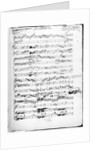 Opening page of the score of 'Les Paladins', opera by Rameau by Jean-Philippe Rameau