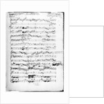 Opening page of the score of 'Les Paladins', opera by Rameau by Jean-Philippe Rameau