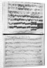 Score for Telemann's Suite for two violins, the 'Gulliver Suite', including the 'Chaconne of the Lilliputians', printed in Hamburg in 1728 by German School