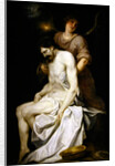 The dead Christ supported by an angel by Alonso Cano