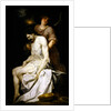 The dead Christ supported by an angel by Alonso Cano