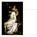 The dead Christ supported by an angel by Alonso Cano