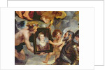 The Medici Cycle: Henri IV Receiving the Portrait of Marie de Medici 1621-25 by Peter Paul Rubens