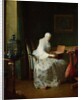 The Bird Organ or A Woman Varying Her Pleasures, 1751 by Jean-Baptiste Simeon Chardin
