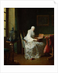The Bird Organ or A Woman Varying Her Pleasures, 1751 by Jean-Baptiste Simeon Chardin