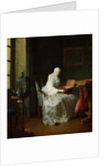 The Bird Organ or A Woman Varying Her Pleasures, 1751 by Jean-Baptiste Simeon Chardin