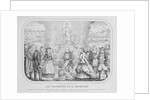 Les Splendeurs de la Republique, 1872 by French School