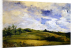 Landscape and clouds by Louis Antoine Leon Riesener