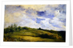 Landscape and clouds by Louis Antoine Leon Riesener
