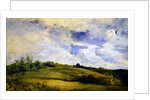 Landscape and clouds by Louis Antoine Leon Riesener
