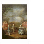 Marie Antoinette and her sisters in 'Il Trionfo dell' Amore by Johann Georg Weikert