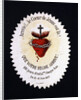Devotional Image of the Heart of Jesus offering an Indulgence of 100 days by French School