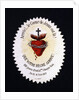 Devotional Image of the Heart of Jesus offering an Indulgence of 100 days by French School