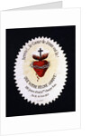 Devotional Image of the Heart of Jesus offering an Indulgence of 100 days by French School